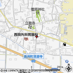 熊本県玉名郡長洲町清源寺2575周辺の地図
