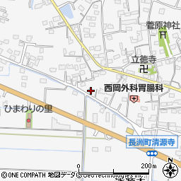 熊本県玉名郡長洲町清源寺2614周辺の地図