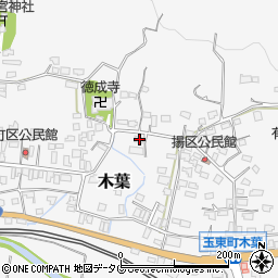 熊本県玉名郡玉東町木葉1027周辺の地図