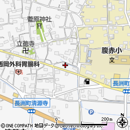 熊本県玉名郡長洲町清源寺2737周辺の地図