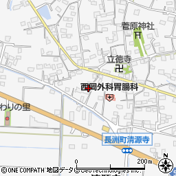 熊本県玉名郡長洲町清源寺2601周辺の地図