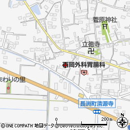 熊本県玉名郡長洲町清源寺2602周辺の地図