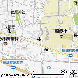 熊本県玉名郡長洲町清源寺2735周辺の地図