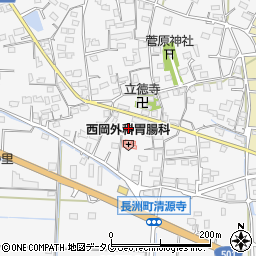 熊本県玉名郡長洲町清源寺2583周辺の地図