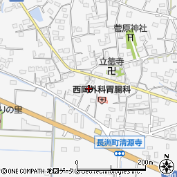 熊本県玉名郡長洲町清源寺2595周辺の地図