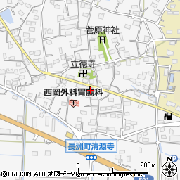 熊本県玉名郡長洲町清源寺2579周辺の地図