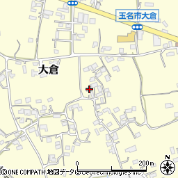 熊本県玉名市大倉354周辺の地図