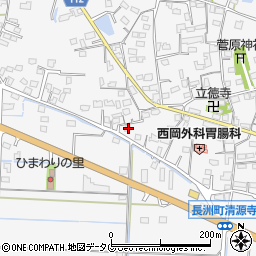 熊本県玉名郡長洲町清源寺2613周辺の地図