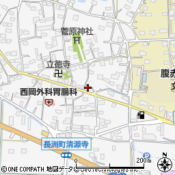 熊本県玉名郡長洲町清源寺2678周辺の地図