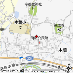 熊本県玉名郡玉東町木葉1080周辺の地図