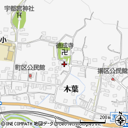 熊本県玉名郡玉東町木葉1045周辺の地図