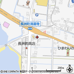 熊本県玉名郡長洲町清源寺3274-5周辺の地図