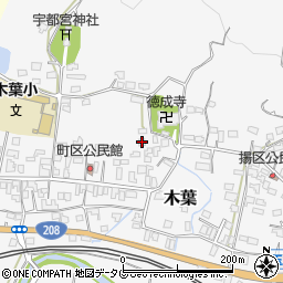 熊本県玉名郡玉東町木葉1049周辺の地図