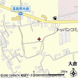 熊本県玉名市大倉487周辺の地図