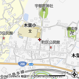 熊本県玉名郡玉東町木葉1114周辺の地図