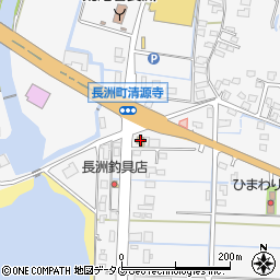 熊本県玉名郡長洲町清源寺3274周辺の地図