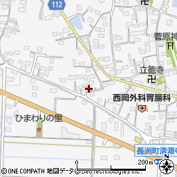 熊本県玉名郡長洲町清源寺1484周辺の地図