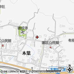 熊本県玉名郡玉東町木葉947-1周辺の地図