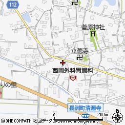 熊本県玉名郡長洲町清源寺2598-1周辺の地図