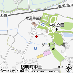 熊本県玉名市岱明町中土606周辺の地図