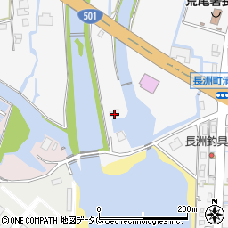 熊本県玉名郡長洲町清源寺574周辺の地図