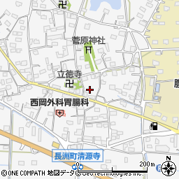 熊本県玉名郡長洲町清源寺2572周辺の地図