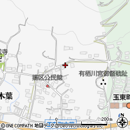 熊本県玉名郡玉東町木葉807周辺の地図