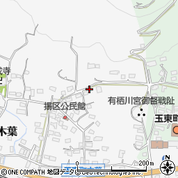 熊本県玉名郡玉東町木葉807周辺の地図