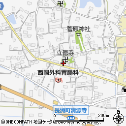 熊本県玉名郡長洲町清源寺2581周辺の地図