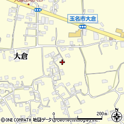 熊本県玉名市大倉350周辺の地図