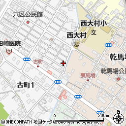 長崎県大村市古町2丁目1792周辺の地図