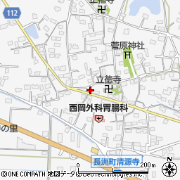 熊本県玉名郡長洲町清源寺2596周辺の地図