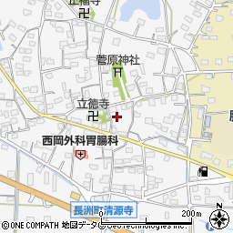 熊本県玉名郡長洲町清源寺2562周辺の地図