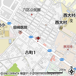 長崎県大村市古町2丁目1711周辺の地図
