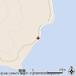 長崎県南松浦郡新上五島町荒川郷251周辺の地図