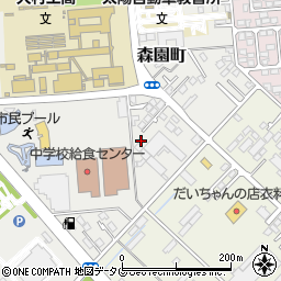 玖島産業株式会社　長崎営業所周辺の地図