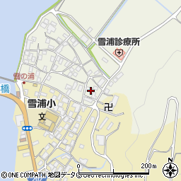 長崎県西海市大瀬戸町雪浦上郷16周辺の地図