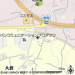 熊本県玉名市大倉434周辺の地図