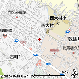 長崎県大村市古町2丁目1801周辺の地図