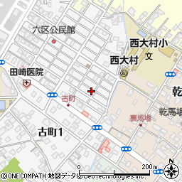 長崎県大村市古町2丁目1761周辺の地図