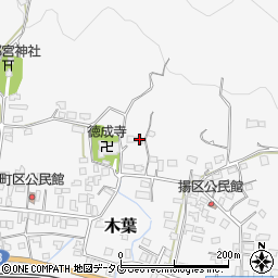 熊本県玉名郡玉東町木葉938周辺の地図