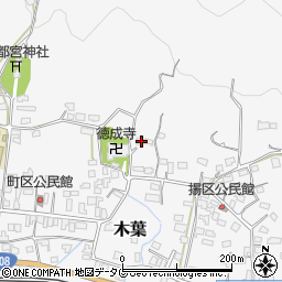 熊本県玉名郡玉東町木葉939周辺の地図