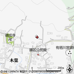 熊本県玉名郡玉東町木葉889周辺の地図