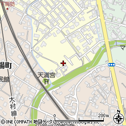 長崎県大村市諏訪1丁目775周辺の地図