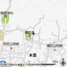 熊本県玉名郡玉東町木葉935周辺の地図