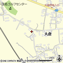 熊本県玉名市大倉940周辺の地図