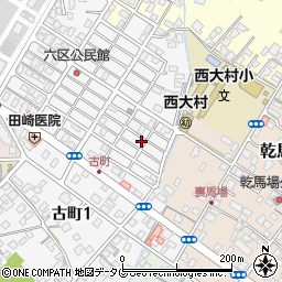 長崎県大村市古町2丁目1753周辺の地図