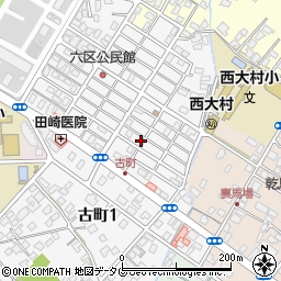 長崎県大村市古町2丁目1716周辺の地図