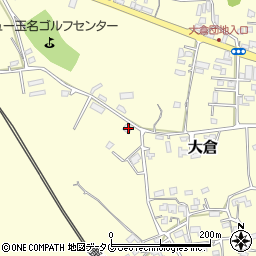熊本県玉名市大倉939周辺の地図