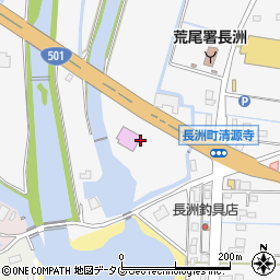熊本県玉名郡長洲町清源寺500周辺の地図
